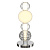 MOD301TL-L18CH3K galda lampa Collar stikls/hroms LED 300lm 3000K Maytoni