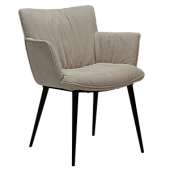 100675140 krēsls Join bēšs audums Dan-Form