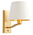 69083 sienas lampa Harvey zelts/balts kupols 1x40W E14 Endon