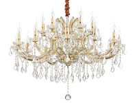 167411 Napoleon  lustra zelts ar krist. 18x40W E14 D960mm H830/1700mm IDEAL LUX