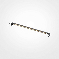 O415FL-L15B3K  āra sienas gaismeklis Landscape Edge melns 15W 3000K 1000lm P65 Maytoni