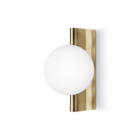 MOD324WL-01BS sienas lampa Avant-garde misiņš/balts stikls 1x25W G9 Maytoni