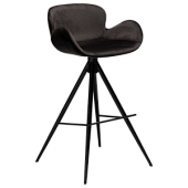 200200140 bāra krēsls Gaia melna velvets/melnas kājas H:97cm Dan-Form