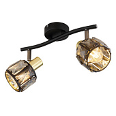 5435-2 Потолочный светильник бронза 2x40W E14 GLO FR