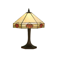 64287 galda lampa Nevada Tiffany stikls 1x40W E14 Interiors 1900