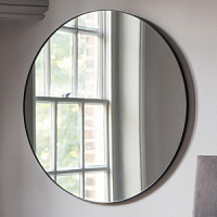 5056272082904 Bowie Round spogulis melna krāsa W800 D20 H800 LB