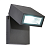 67685 āra sienas lampa Morti melna LED 620lm 4000K IP44 Saxby