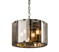 61281 griestu lampa Clooney dūmakains stikls 4x40W E14 Endon