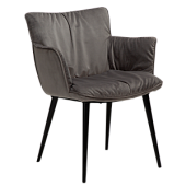 100675110 krēsls Join pelēks velvets Dan-Form