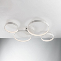 LED-FREDY-PL4 Plafons FREDY balts L95CM  LED 60W 8000lm 3000K Fan