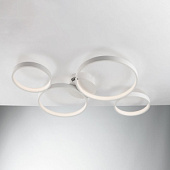 LED-FREDY-PL4 Plafons FREDY balts L95CM  LED 60W 8000lm 3000K Fan