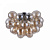 MOD112CL-08G Balbo Lustra Niķelis/caurspīdīga 8x28W G9 D50 Maytoni