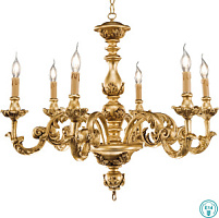 LP.AGATA/6OM lustra Agata zelta 6x40W E14 Ondaluce