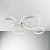 LED-FREDY-PL4 Plafons FREDY balts L95CM LED 60W 8000lm 3000K Fan