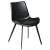 100690611 krēsls Hype melna eko āda/melnas kājas Dan-Form