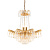 96819-GO lustra Adagio zelts/kristāls 9 x 40W E14 Endon