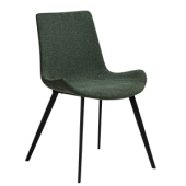 100690666 krēsls Hype zaļš audums/melnas kājas Dan-Form