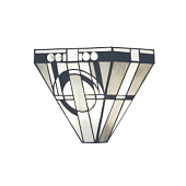 64267 sienas lampa Metropolitan Tiffany stikls 1x40W E14 Interiors 1900