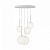 MOD321PL-05W griestu lampa Basic Form balta 5x40W E14 Maytoni