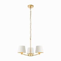 67735 griestu lampa Harvey zelts/balti kupoli 3x40W E14 Endon