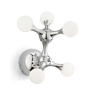 022277 NODI AP5 Sienas lampa hroms/opal stikls  20W G4  IDEALLUX