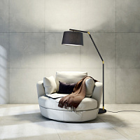 462100132 Stāvlampa Tracy  melna/bronza 1x60W E27 H1750mm  Trio