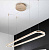 SO.MINUS/ORO Griestu gaismeklis mat.zelts 60W 2600-5800lm DIMM 3000K L1200mm/230mm ONDALUCE