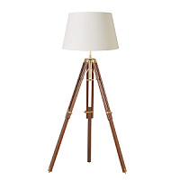 EH-TRIPOD-FLDW Stāvlampa bez kopola Tripod koks 1x60W E27