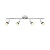 60991 spoti Amalfi 4lt Bar hroms 4 x 50W GU10 Endon