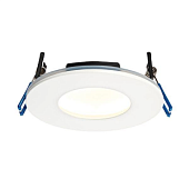 69880 iebūvējams gaismeklis ORBITALPLUS mat.balts LED 460lm 3000K IP65 Saxby