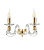 AP.1306/2  Sienas gaismeklis zelts/caursp.stikls 2x40W E14 Ondaluce