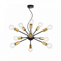 T546PL-12B  Lustra bronza/melna  12x40W E27 IP20 Maytoni