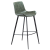 200390601 bāra krēsls Hype zaļa eko āda/melnas kājas H:101cm Dan-Form