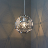 72817 ARMOUR 1LT Потолочный светильник хром 1x60W E27 d32cm LIGHTING BRANDS