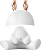 KDR-6301-WH Galda lampa Bunny LED 3W 4000K H27cm Zumaline
