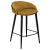 300800695 bāra krēsls Dual brūnas krāsas velvets/melnas kājas H:81cm Dan-Form