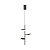 MOD070PL-L18B3K griestu lampa Fad melna LED 1100lm 3000K Maytoni