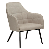 700801602 krēsls Embrace bēšs audums  Dan-Form