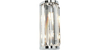 91820 (39629) Shimmer Crystal Sienas lampa hroms/stikls 2x28W G9 IP44 LIGHTING BRANDS