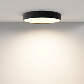 C032CL-45W3K-RD-B  plafons Zon melna LED 2540lm 45W 3000K CRI90 D400mm H60mm Maytoni