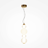 P069PL-L17G3K griestu lampa Collar zelts/stikls LED 17W 950lm 3000K Maytoni