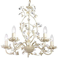 LULLABY-5CR Lustra balta 5x40W E14