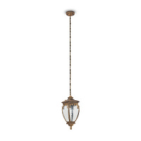 O414PL-01GB āra gaismeklis Fleur melna/zelta 1x60W E27 IP44 Maytoni