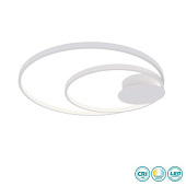 LED-DIEM-PL-BCO Plafons DIEM balts D61.5cm  LED 40W 5440lm 3000K Fan