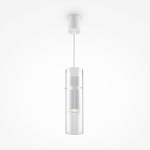 MOD326PL-01W griestu lampa Dynamics balta/caursp. stikls 1x50W GU10 Maytoni