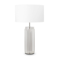 MOD304TL-01CH galda lampa Muse hroms/stikls/balts kupols 1x60W E27 Maytoni