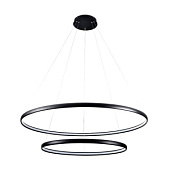 PL210503-800+1200-BK CARLO lustra melna LED 65W 4000K 3900lm ZUMA