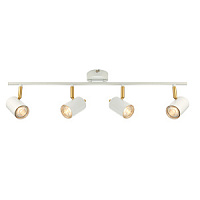 59931 GULL 1LT Потолочный светильник WHITE/GOLD 1x3.5W GU10 LED 2700K  LIGHTING BRANDS