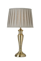 OSLO-L-AN 450MM BASE Galda lampa bez kupola bronza 1x60W E27 D160 LIGHTING BRANDS