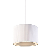 96043-WH griestu lampas Colette balts kupols 60W E27 Endon